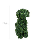 Artificial Boxwood Topiary Dog 60cm UV Resistant