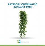 Artificial Creeping Fig Garland Bush UV Resistant and Fire Rated 18cm x 76cm