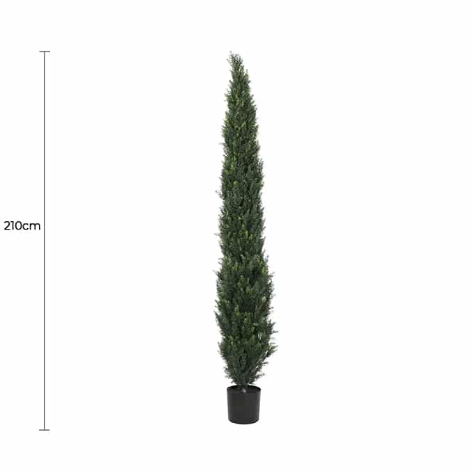 Artificial Cypress Pine Tree UV Resistant  2.1M