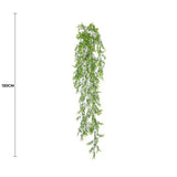 Artificial Dense Hanging Evergreen Plant (two-tone) UV Resistant 130cm