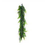 Artificial Extendable Hanging Bracken Fern Garland UV Resistant  55cm