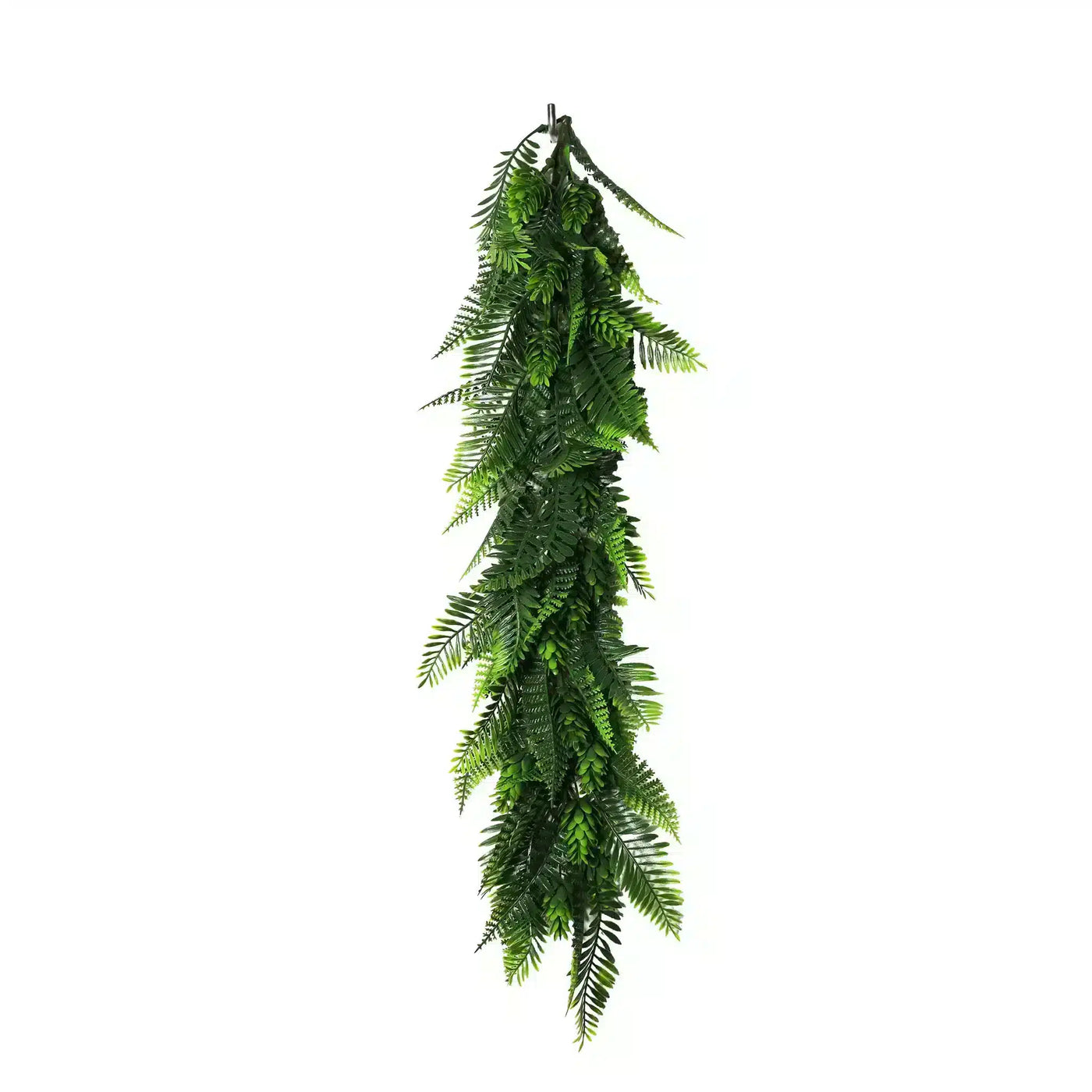 Artificial Extendable Hanging Bracken Fern Garland UV Resistant 55cm - Designer Plants