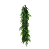 Artificial Extendable Hanging Bracken Fern Garland UV Resistant 55cm - Designer Plants