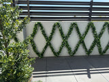 Artificial Extendable Hanging Flowering White Eucalyptus Vine UV Resistant 55cm