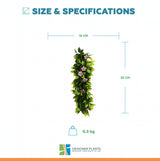 Artificial Extendable Hanging Pink Flowering Violet Garland UV Resistant  55cm