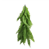 Artificial Extendable Hanging Bright Green Hanging Fern Bush Vine UV Resistant 55cm - Designer Plants