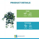 Artificial Fittonia Hanging Garland Bush 80cm