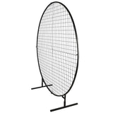 Sturdy Circular Flower Wall / Event Stand 200cm Diameter (Black Frame)