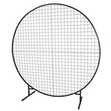 Sturdy Circular Flower Wall / Event Stand 200cm Diameter (Black Frame)