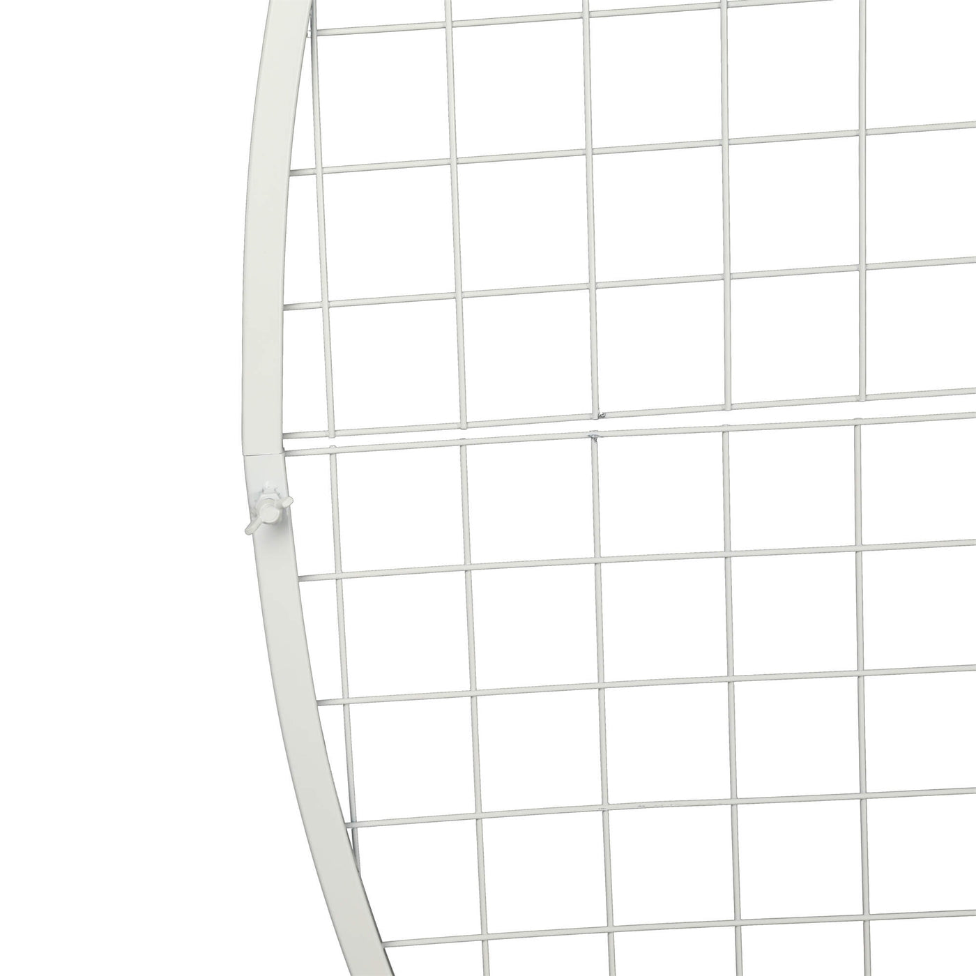 Sturdy Circular Flower Wall / Event Stand 200cm Diameter (White Frame)