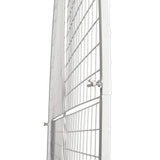 Sturdy Circular Flower Wall / Event Stand 200cm Diameter (White Frame)