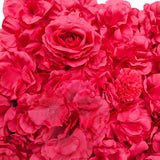 Artificial Flower Wall Backdrop Panel 40cm x 60cm Romantic Red