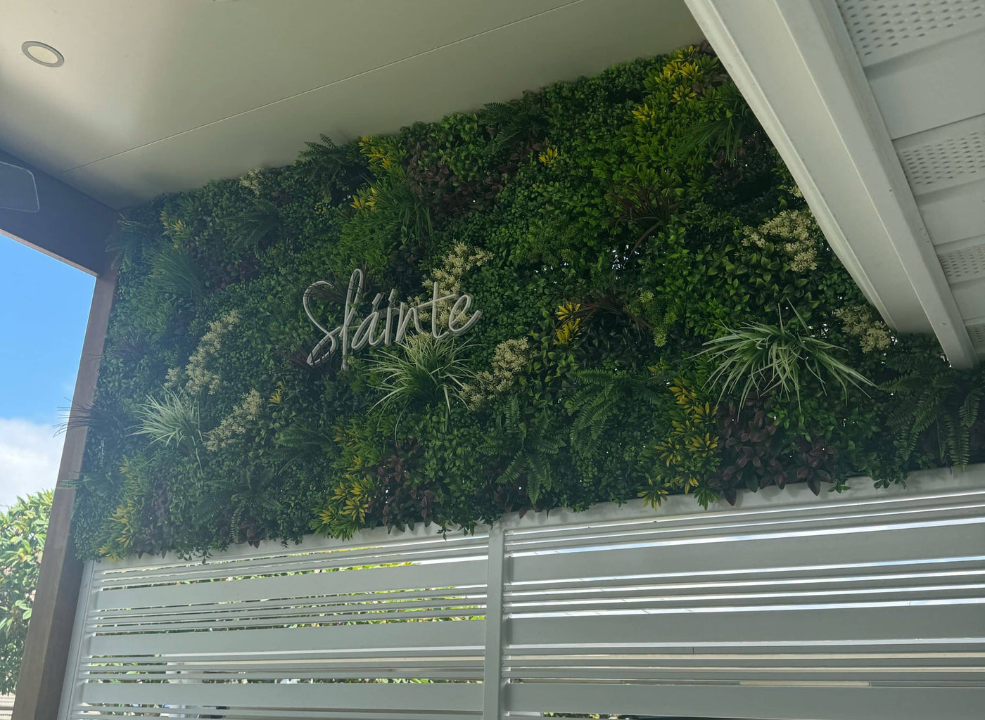 Luxury Evergreen Rainforest Recycled Vertical Garden / Green Wall UV Resistant 1m x 1m
