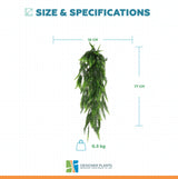 Artificial Hanging Bracken Fern Stem UV Resistant 77 cm