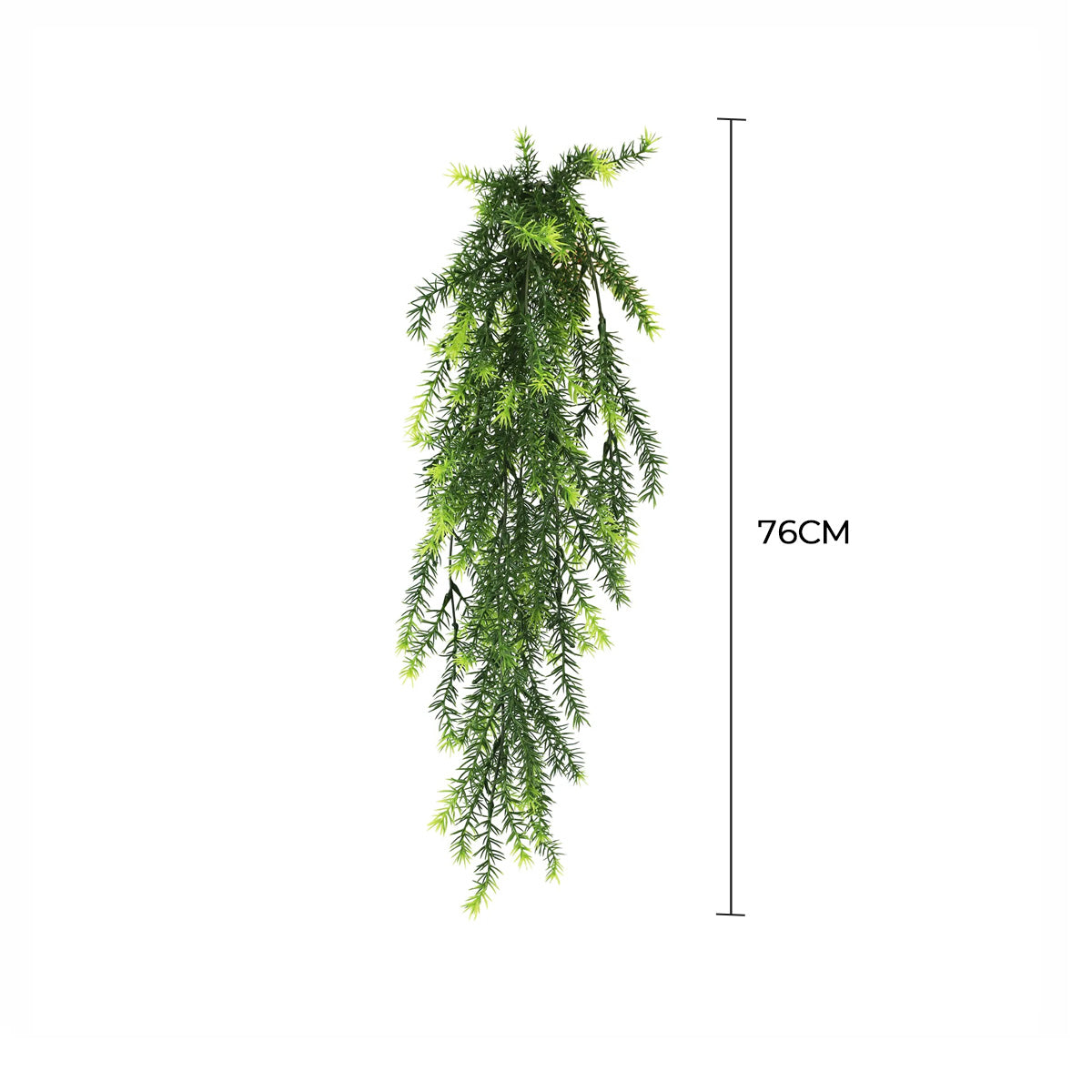 Artificial Hanging Cedar Vine Garland Bush UV Resistant and Fire Rated 20cm x 76cm