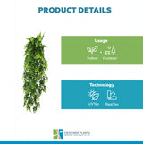 Artificial Hanging Dense Rounded Buxus (Sempervirens) UV Resistant 78cm