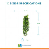 Artificial Hanging Dense Rounded Buxus (Sempervirens) UV Resistant 78cm