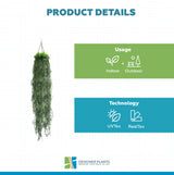 Artificial Hanging Fern Basket UV Resistant 26cm x 135cm