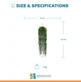 Artificial Hanging Fern Basket UV Resistant 35cm x 125cm