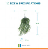 Artificial Hanging Plant (Maiden Hair Fern) UV Resistant 90cm