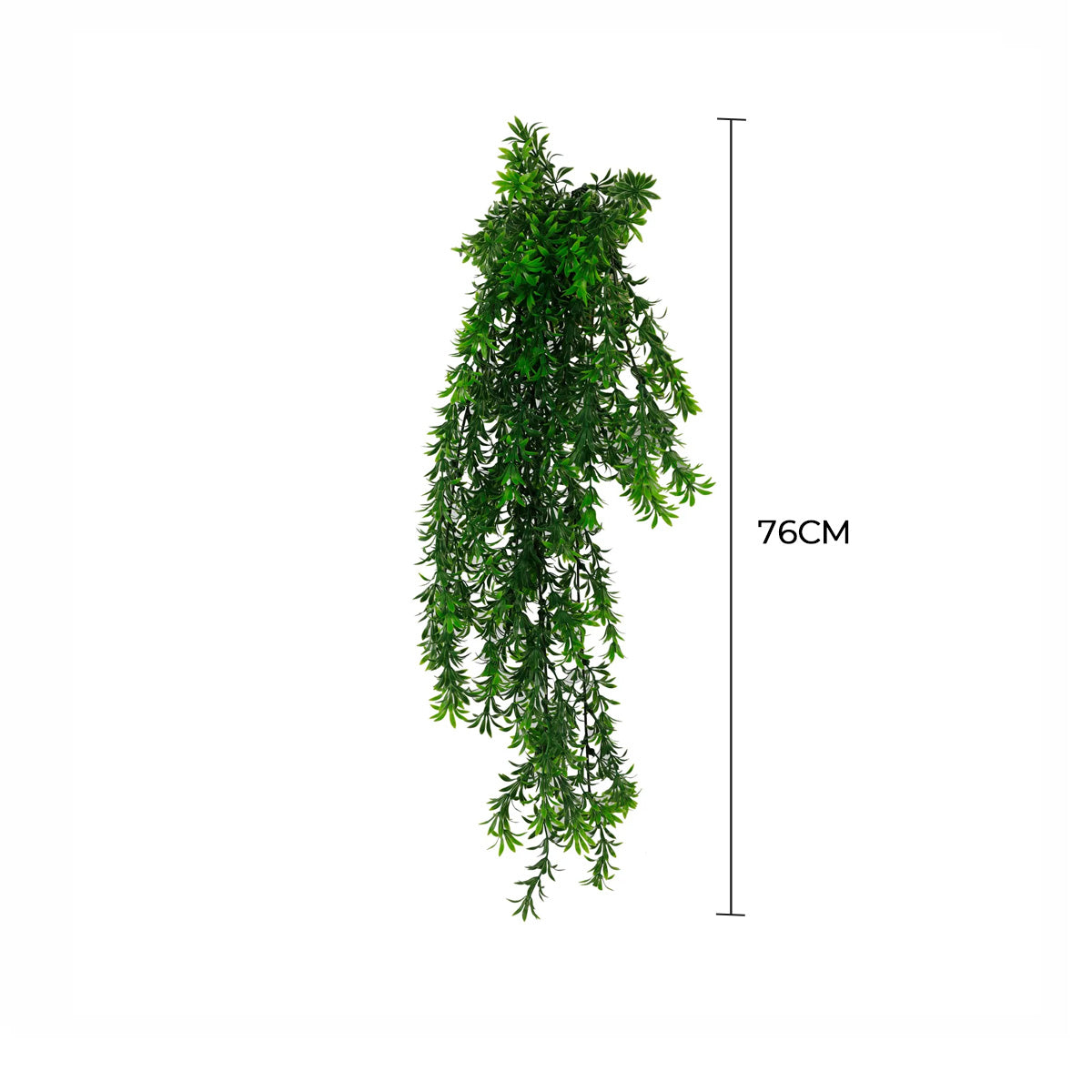 Artificial Hanging Willow Leaf Garland Bush UV Resistant and Fire Rated 18cm x 76cm