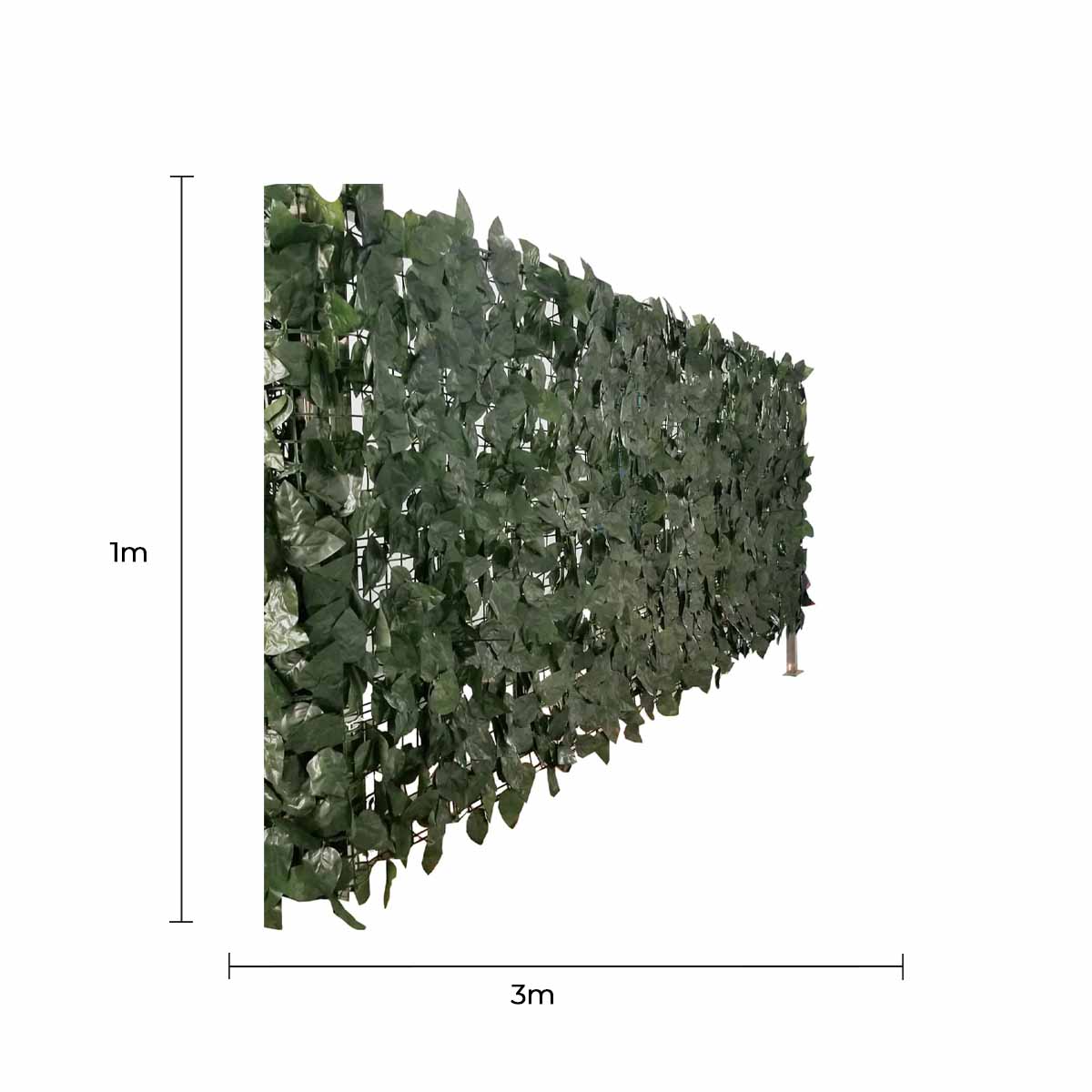 Artificial Ivy Leaf Hedging 3m x 1m Roll