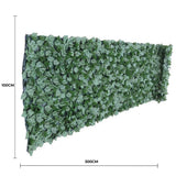 Artificial Ivy Leaf Hedging & Privacy Screen (shade cloth backing) 3m x 1m Roll