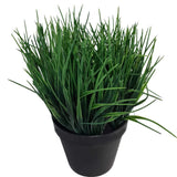 Potted Ornamental Artificial Mondo Dense Green Grass UV Resistant 30cm