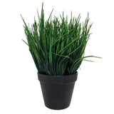 Potted Ornamental Artificial Mondo Dense Green Grass UV Resistant 30cm - Designer Plants