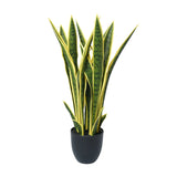 Artificial Mother in Law Tongue / Yellow Tongue Sansevieria UV Resistant 60CM