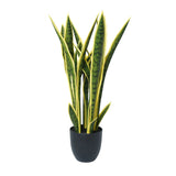 Artificial Mother in Law Tongue / Yellow Tongue Sansevieria UV Resistant 60CM