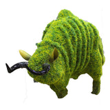 Artificial Topiary Animal Rhinoceros Boxwood Topiary (Various Sizes) - Designer Plants