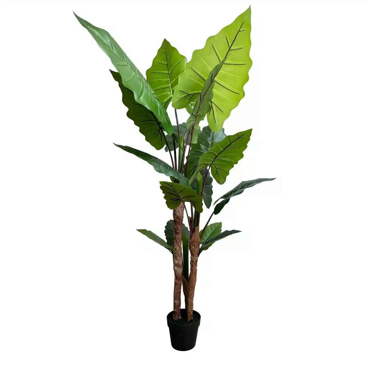 Nearly Natural Artificial Tree Taro Elephant Ear Palm 170cm - Designer Plants