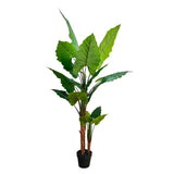 Nearly Natural Artificial Tree Taro Elephant Ear Palm 170cm
