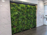 Luxury Country Fern Recycled Vertical Garden / Green Wall UV Resistant 100cm x 100cm