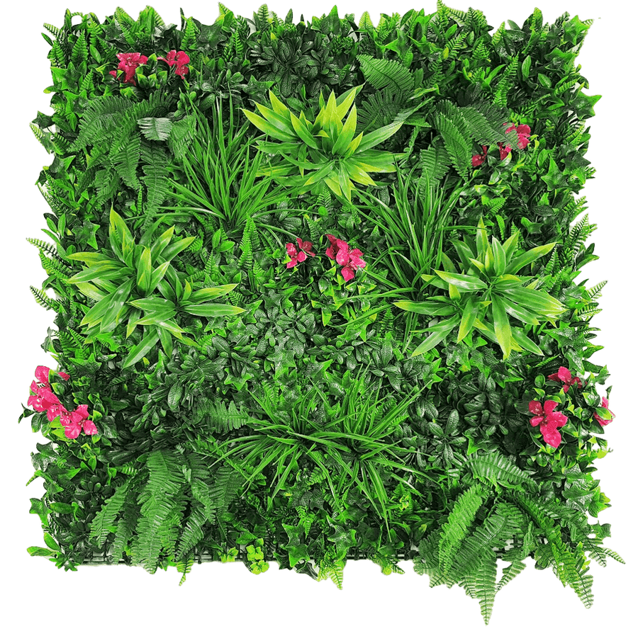 Flowering Lilac Vertical Garden / Green Wall UV Resistant 100cm x 100cm Panel - Designer Plants