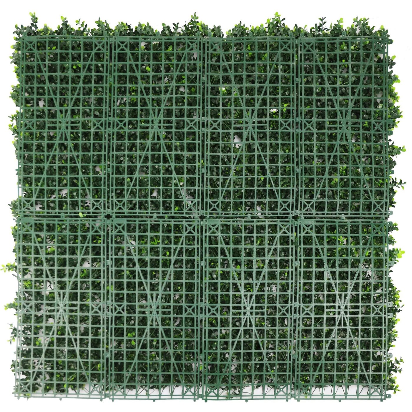 Luxury Flowering Artificial Buxus Hedge Panel UV Resistant 1m x 1m