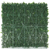 Luxury Flowering Artificial Buxus Hedge Panel UV Resistant Sample