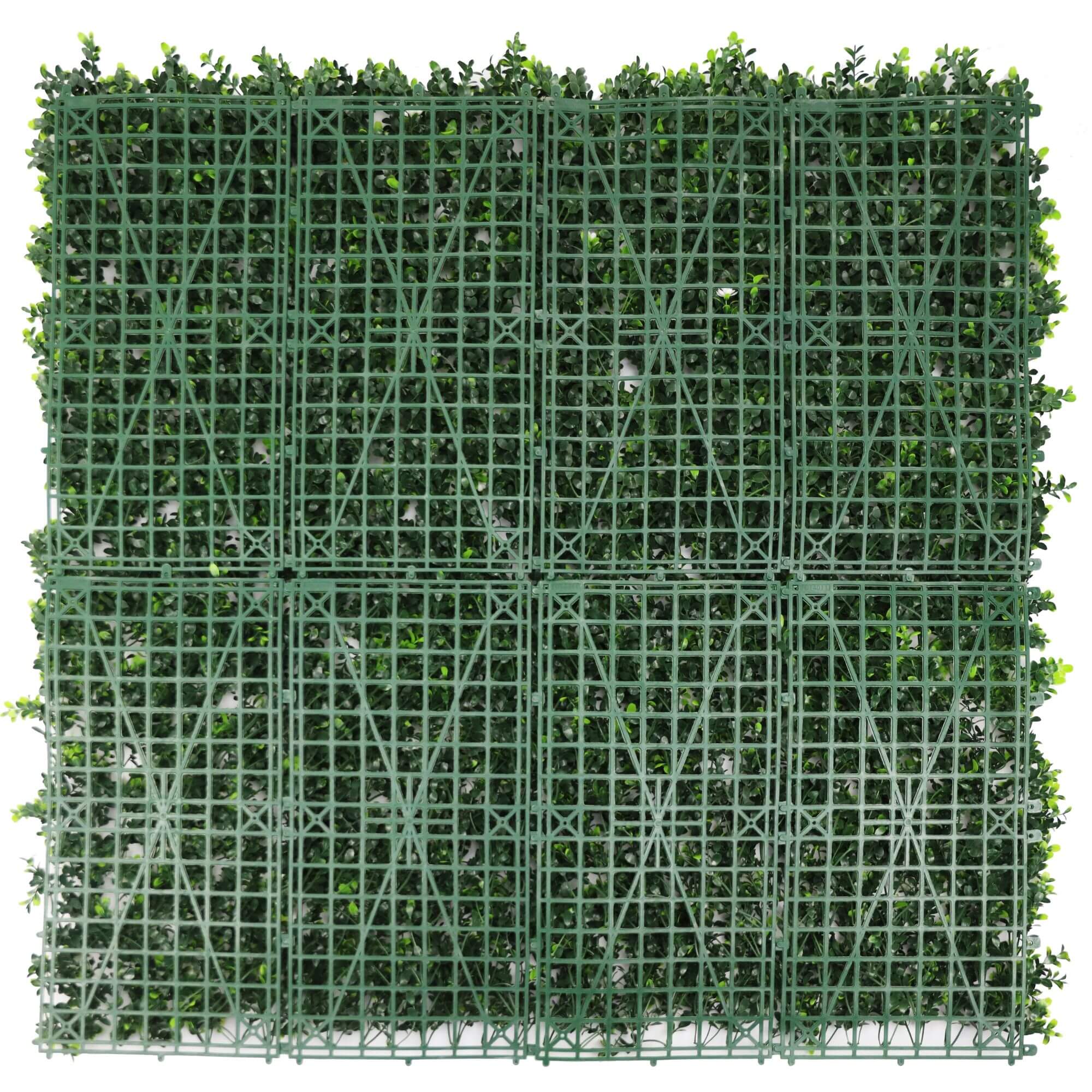 Luxury Flowering Artificial Buxus Hedge Panel UV Resistant Sample