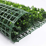 Luxury Flowering Artificial Buxus Hedge Panel UV Resistant Sample