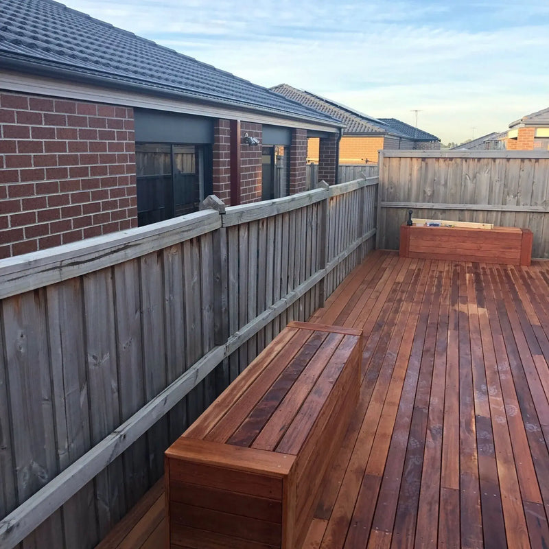 Before – Installation of Jasmine Hedge Screen