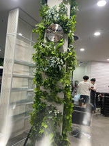 Bright Mixed Artificial Philodendron Garland Bush 100cm