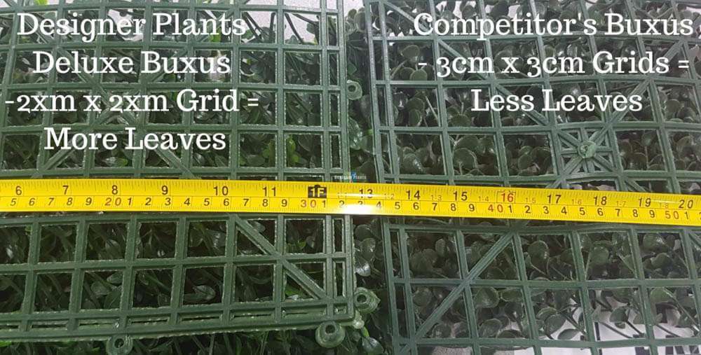 Deluxe Buxus Hedge Leaf Screen / Panels UV Resistant SAMPLE