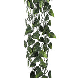 Hanging Artificial Pothos / Philodendron Plant UV Resistant 105cm