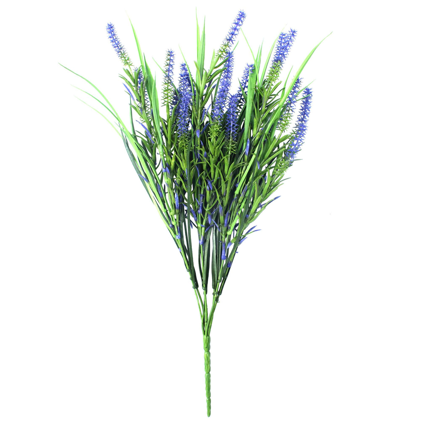 Two Flowering White Green Wall 50cm Discs and Six Flowering Stems Bundle