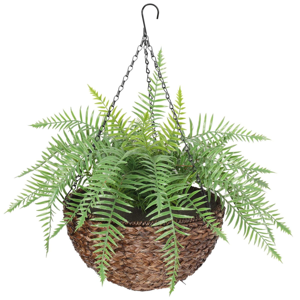 Large Artificial Hanging Basket (Fern Hanging Basket) UV Resistant - Designer Plants