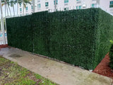 Boxwood Hedge Screen Green Wall Panel UV Resistant 100cm x 100cm