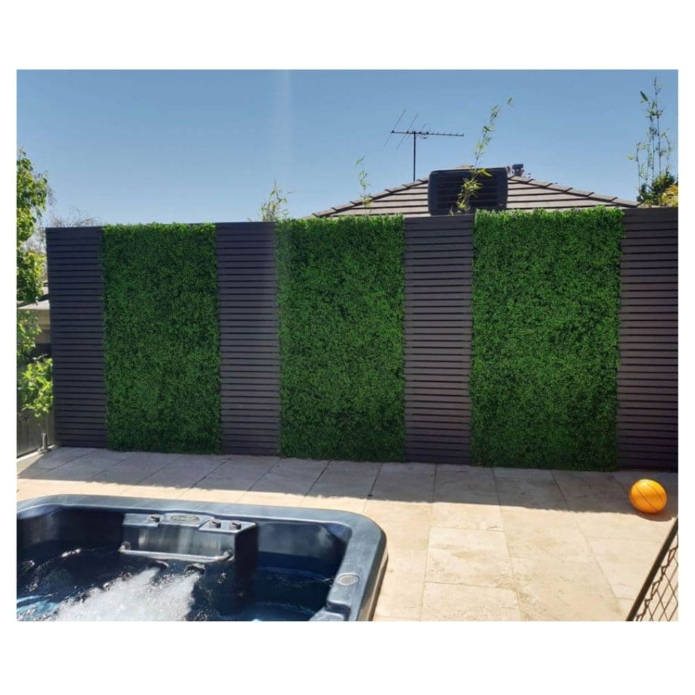 Luxury Deluxe Buxus (Bright) Hedge Panels UV Resistant 1m x 1m
