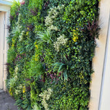 Luxury Evergreen Rainforest Recycled Vertical Garden / Green Wall UV Resistant 1m x 1m