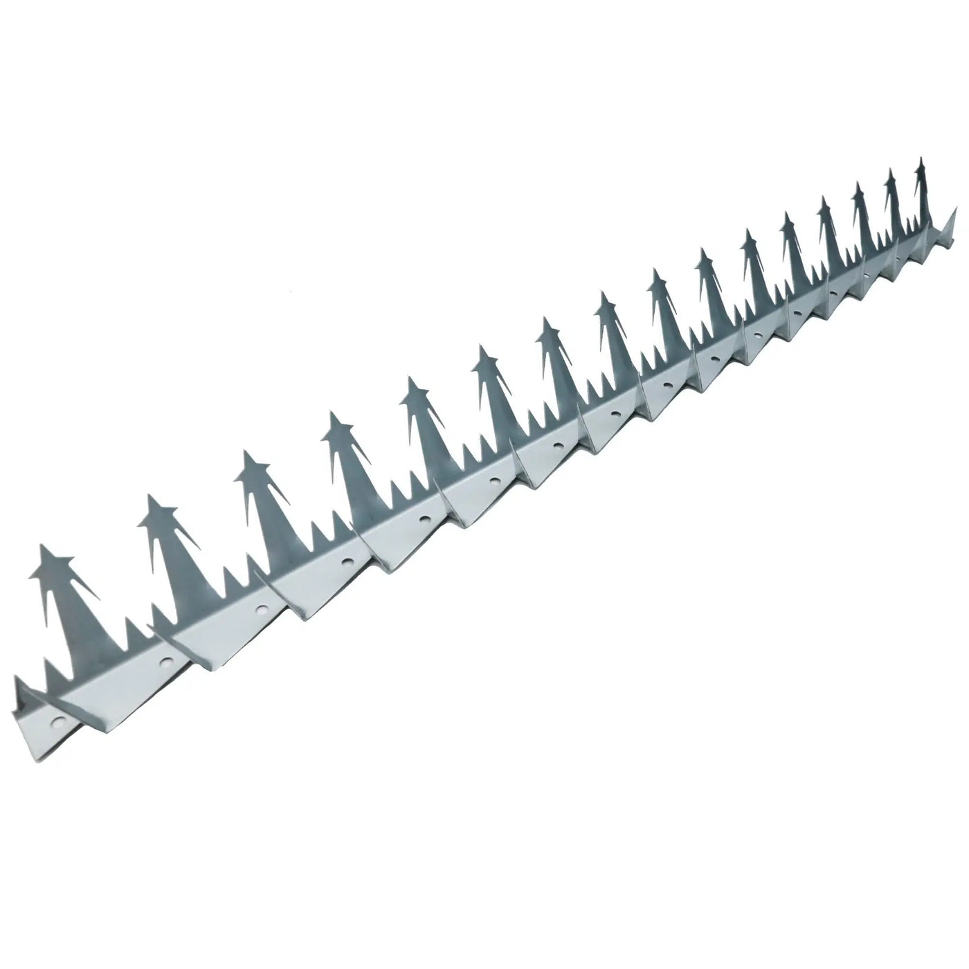 (12 Pieces / 12.50m) Designer Guard Heavy Duty Metal Anti-Climb Fence Spikes Galvanised High Security Fence Spike Topper Guard 125cm